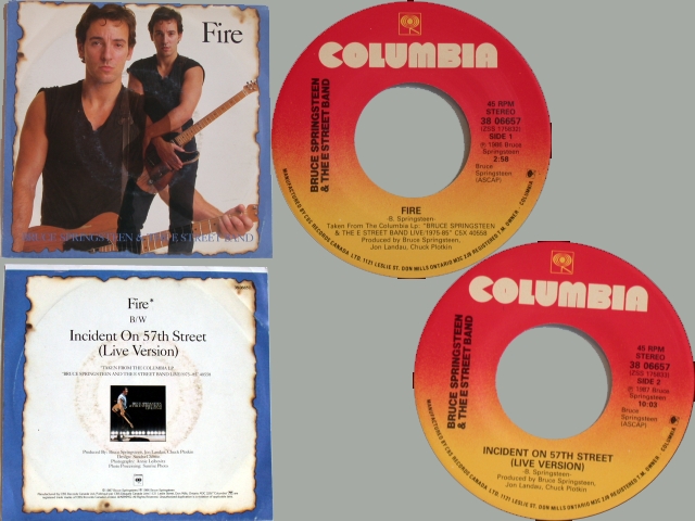 Bruce Springsteen - FIRE / INCIDENT ON 57TH STREET
